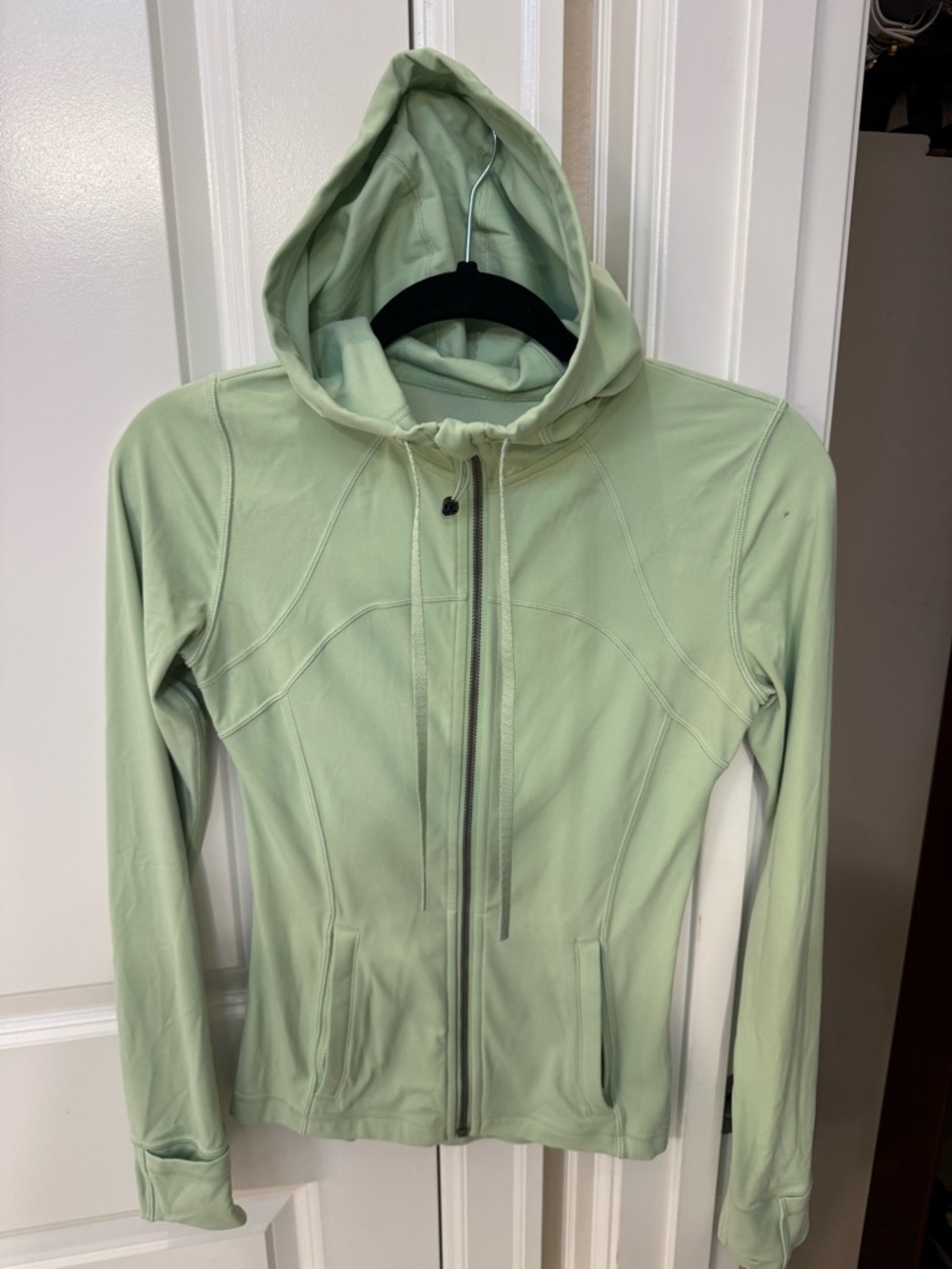 lululemon athletica Light Sage Hooded Zip Jacket - Women